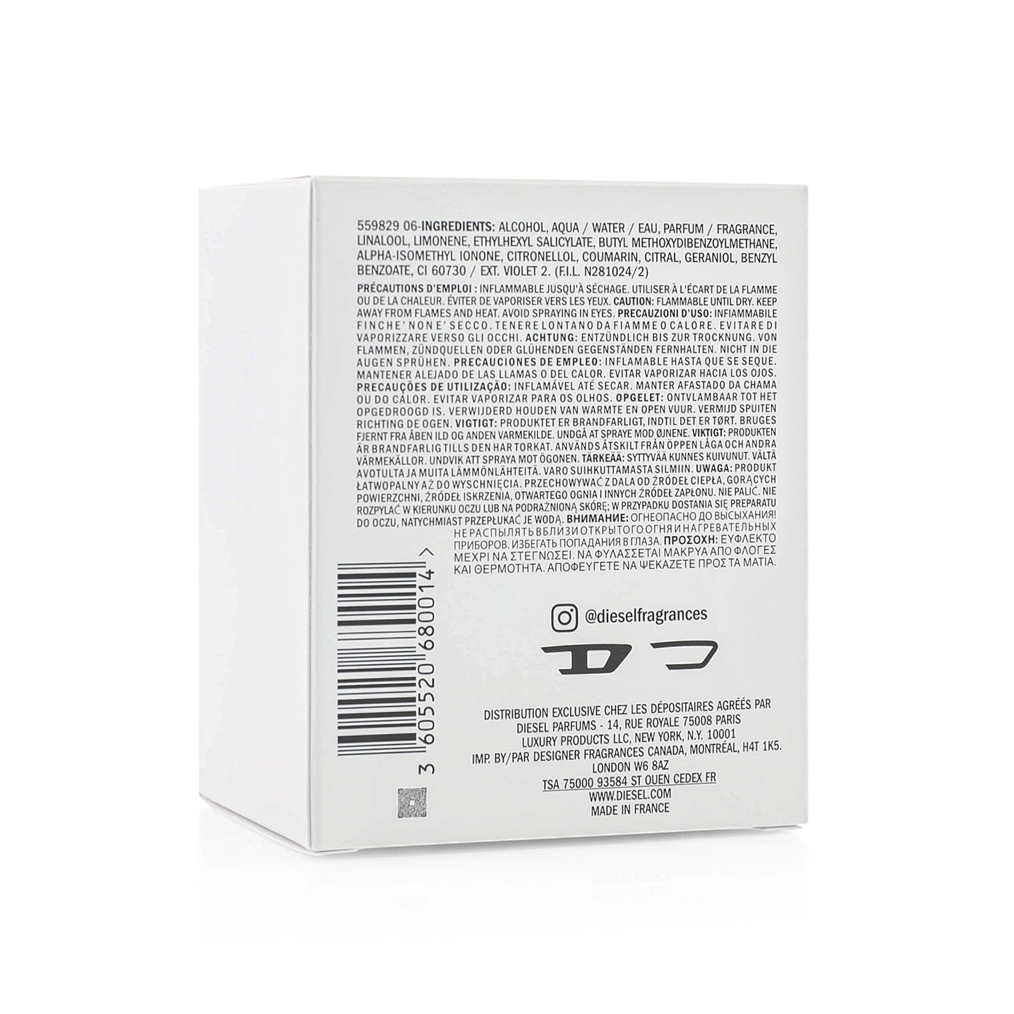 Diesel Only The Brave Eau de Toilette 50ml Spray