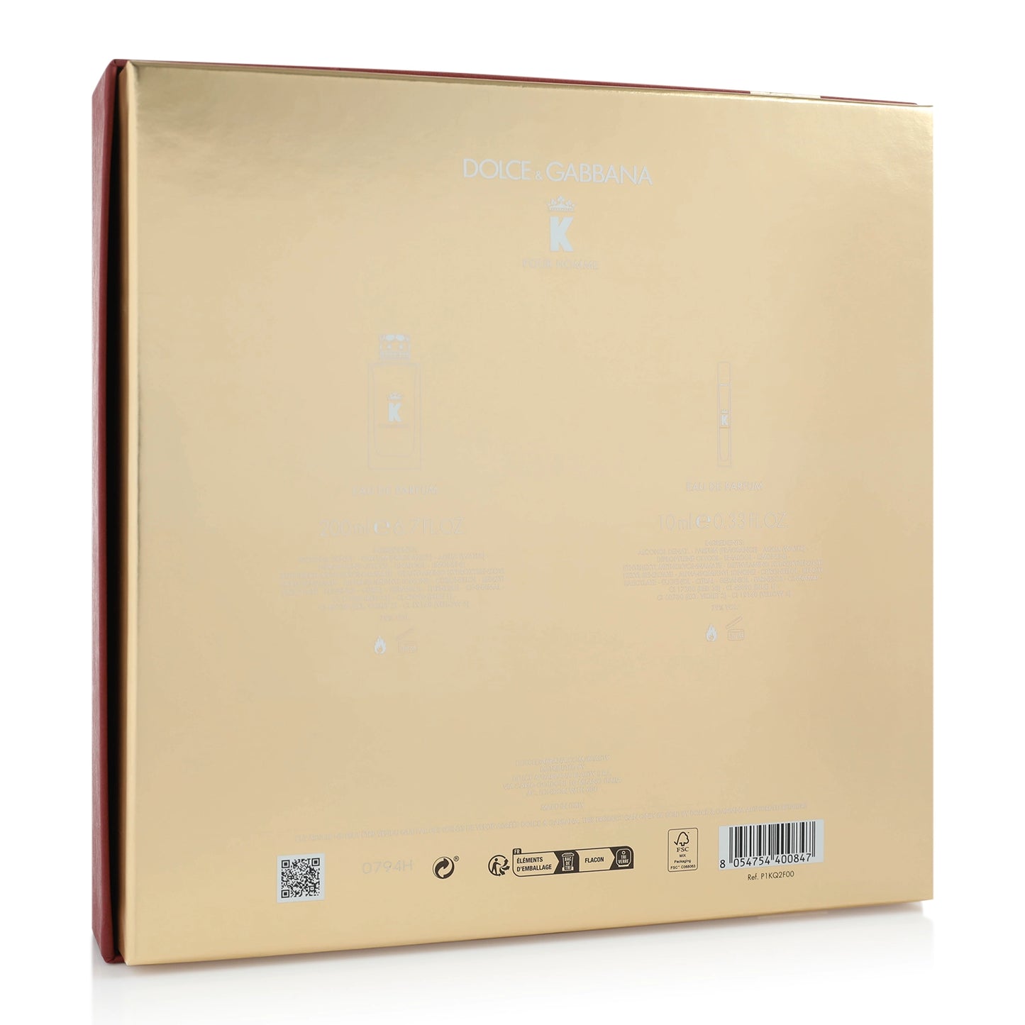 Dolce & Gabbana K Eau de Parfum 200ml + 10ml Spray Set