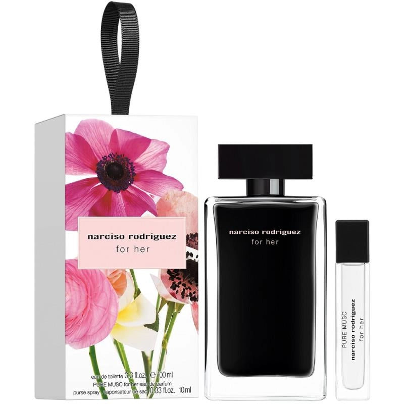 Narciso Rodriguez For Her Eau de Toilette 100ml Spray 2pcs Set