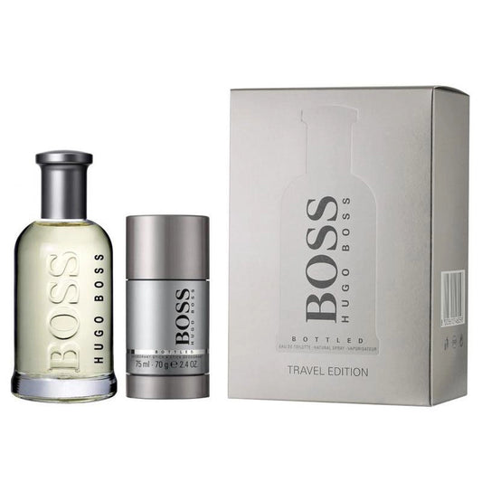 Hugo Boss Bottled Eau De Toilette 100ml Spray Travel Set