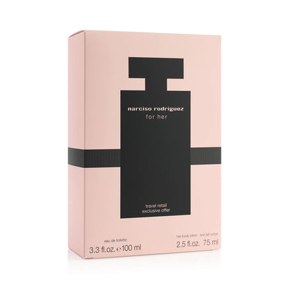 Narciso Rodriguez For Her Eau de Toilette 100ml Spray Set