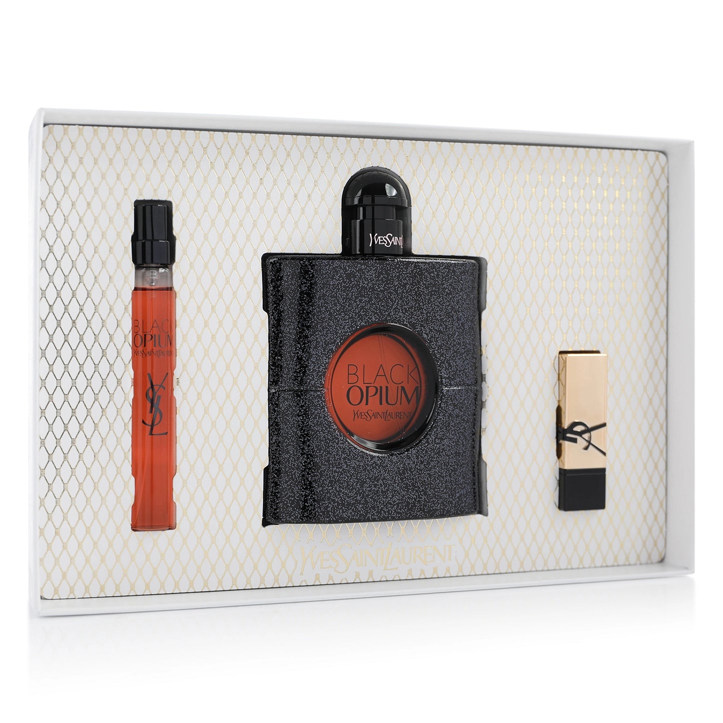 Yves Saint Laurent Black Opium Eau De Parfum 90ml Spray Gift Set