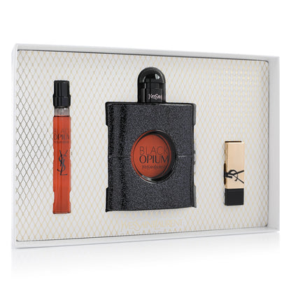 Yves Saint Laurent Black Opium Eau De Parfum 90ml Spray Gift Set