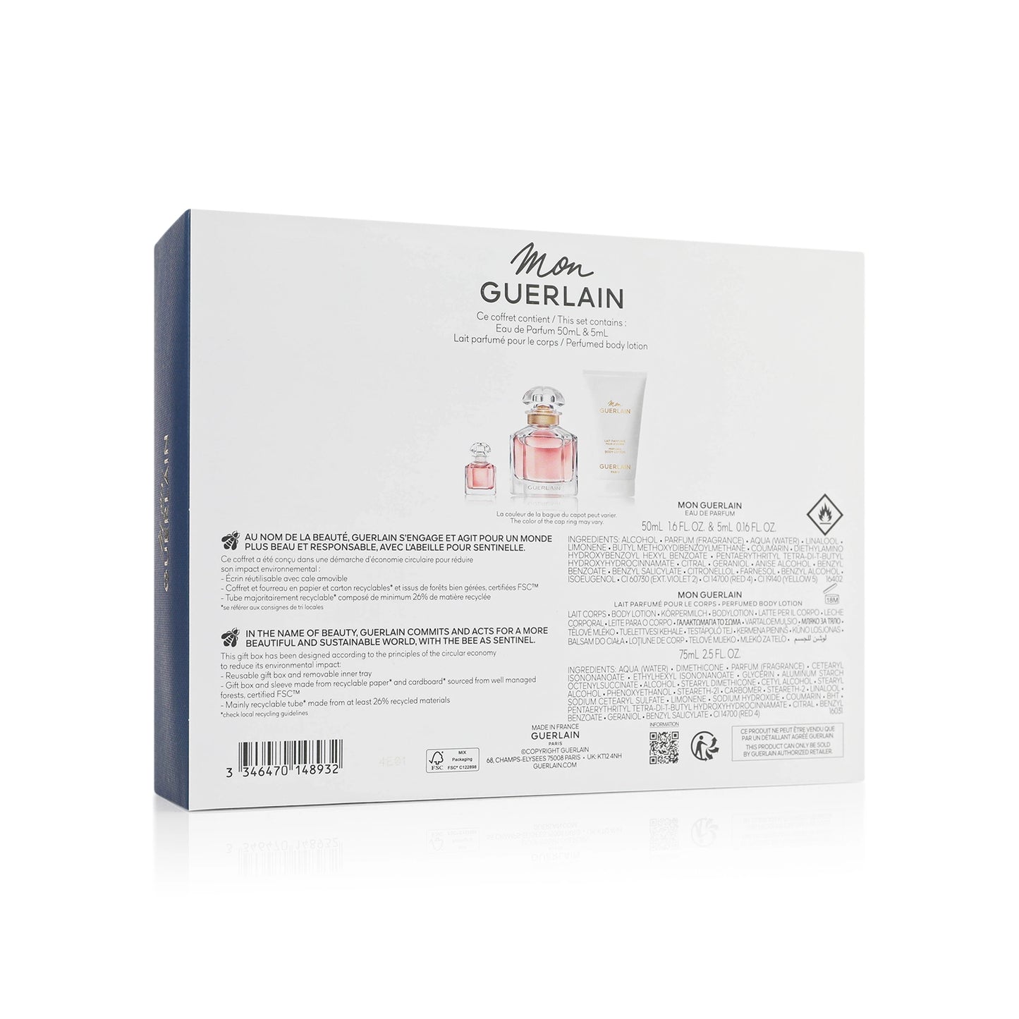 Guerlain Mon Guerlain Eau de Parfum 50ml Spray 3 Pcs Set