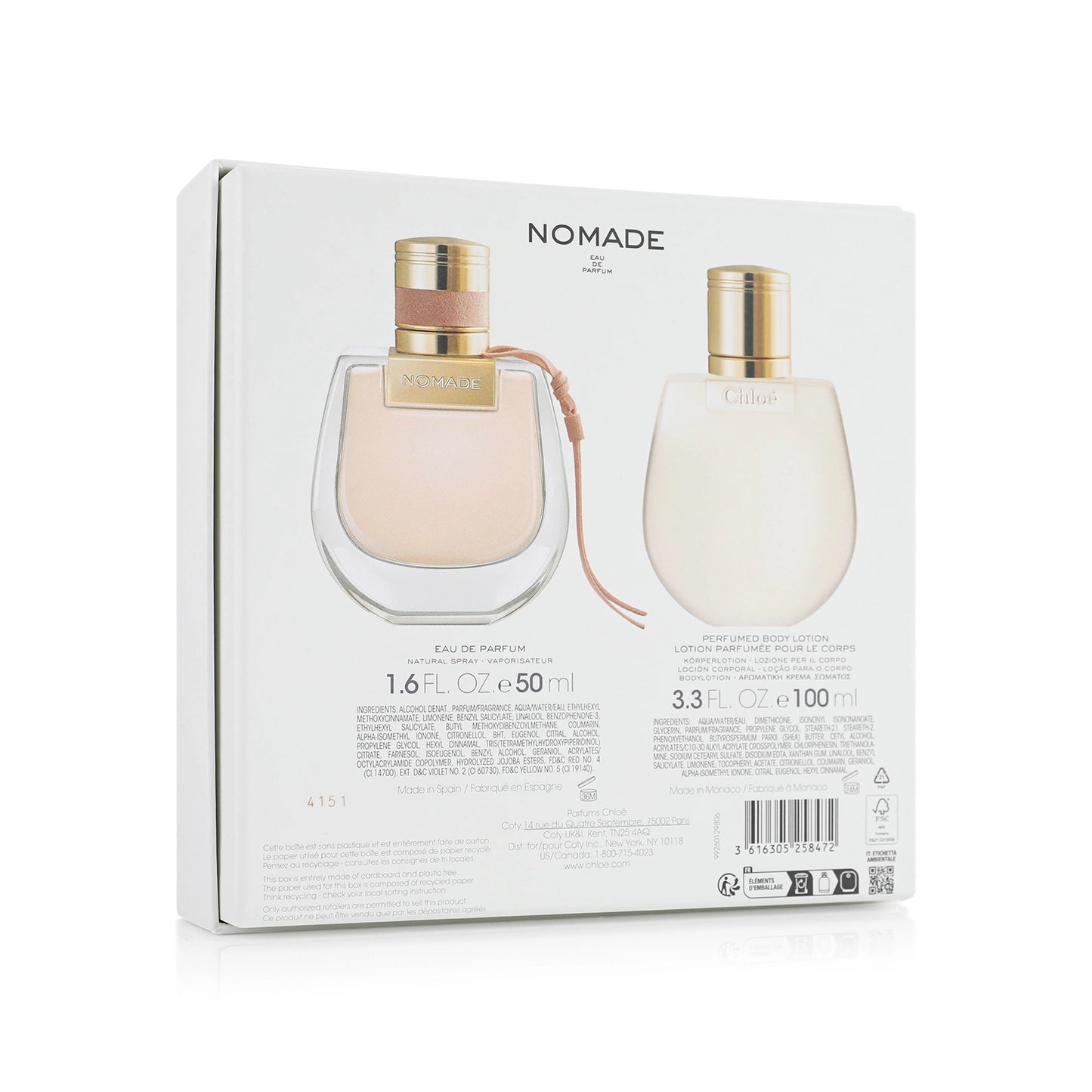Chloe Nomade Eau de Parfum 50ml Spray Gift Set