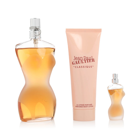 Jean Paul Gaultier Classique Eau de Toilette 100ml Spray 3Pcs Set